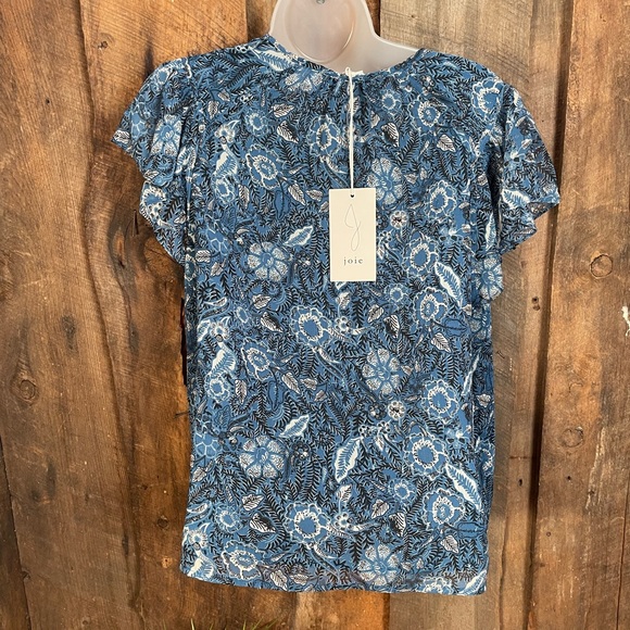 Joie Short Sleeve Shimmer Top - size Small - NWT - Picture 4 of 9